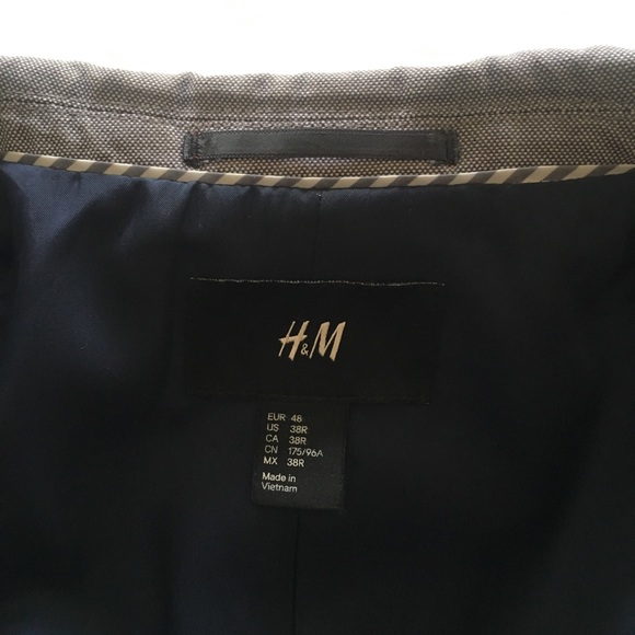 H&M Men’s Gray Sport Coat - Picture 5 of 7